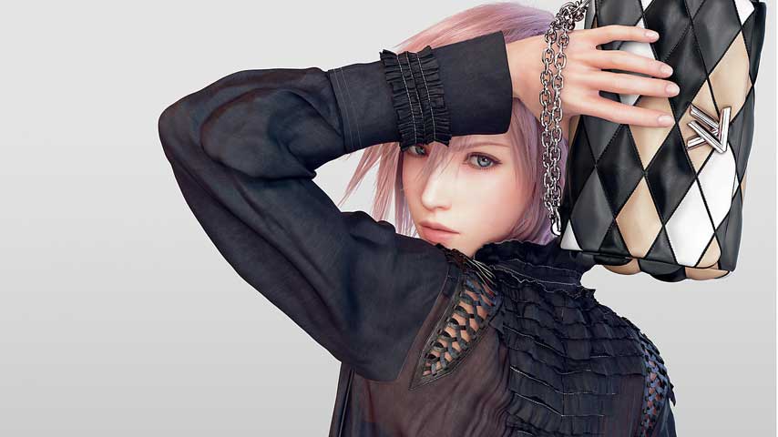 Image for Final Fantasy 13's Lightning is not real but gave an interview about Louis Vuitton anyway