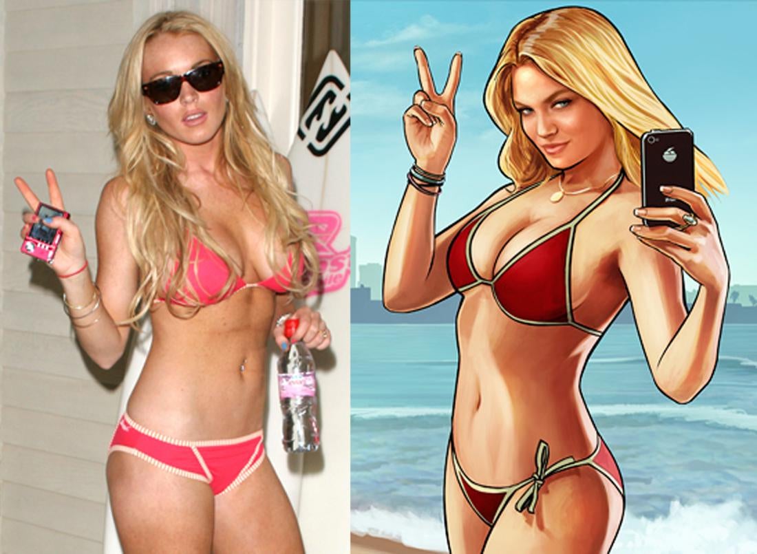 Image for New York judge advances Lindsay Lohan VS GTA lawsuit