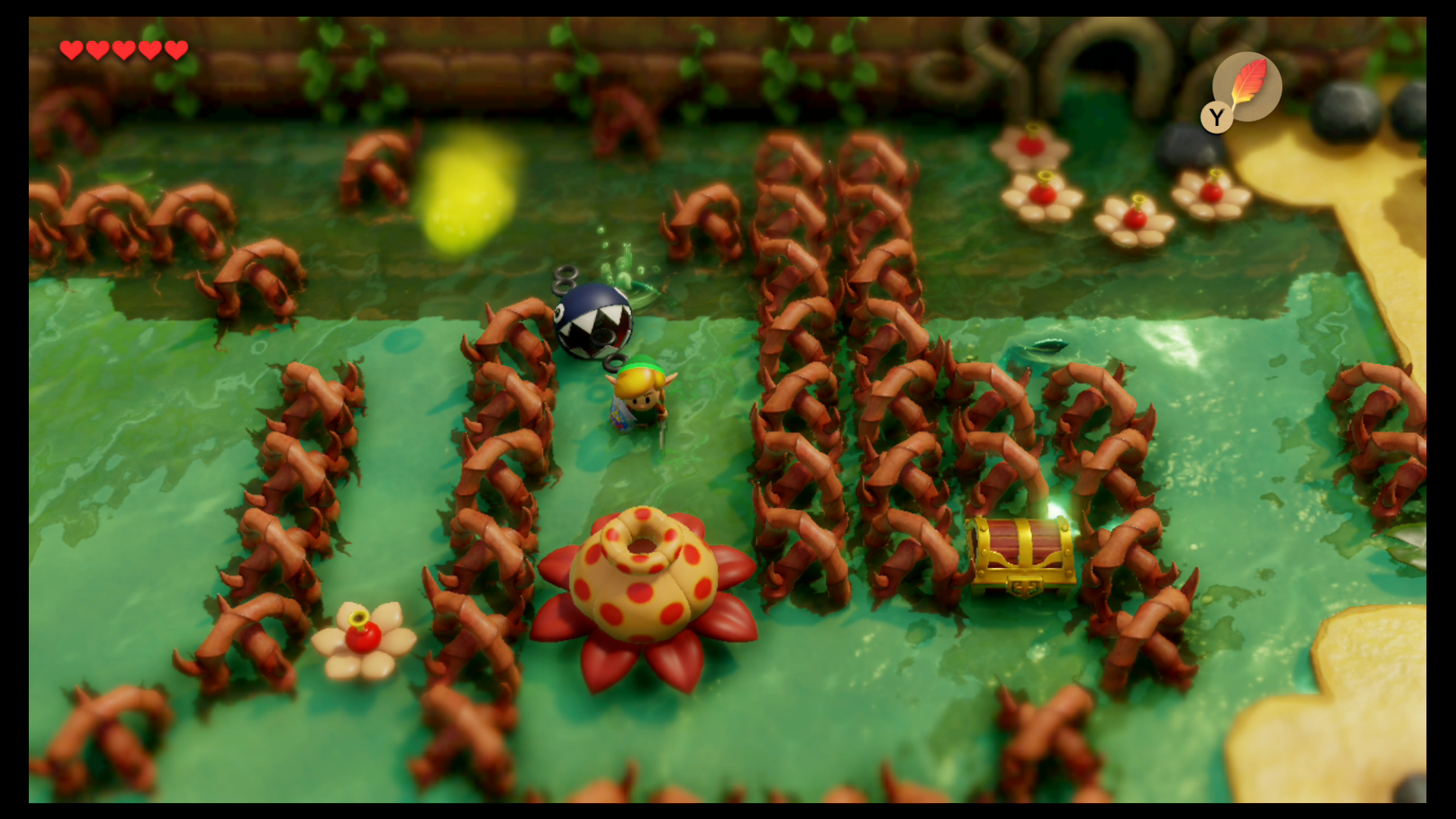 Image for Zelda Link's Awakening: Bottle Grotto & Goponga Swamp walkthrough