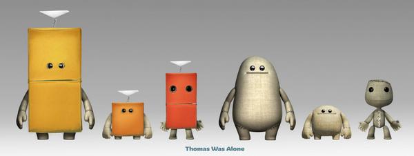 Image for Little Big Planet 3 is getting a Thomas Was Alone costume pack