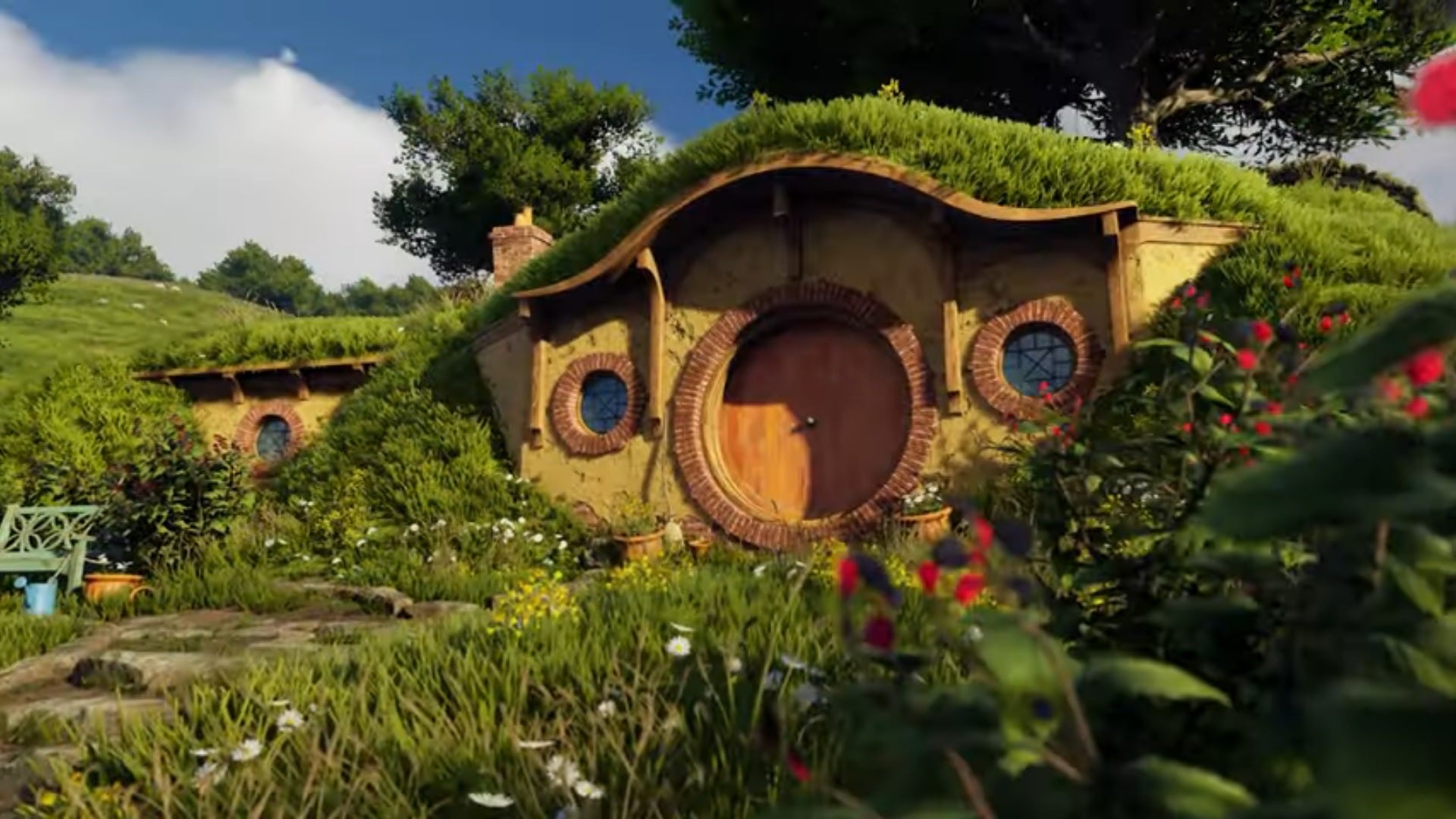 the shire created in Unreal Engine 5 (Lord of the Rings)