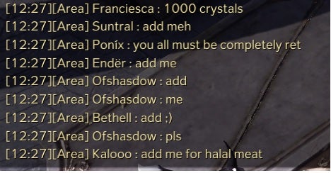 Lost ark chat is filled with friendless spammers begging for adds - 49