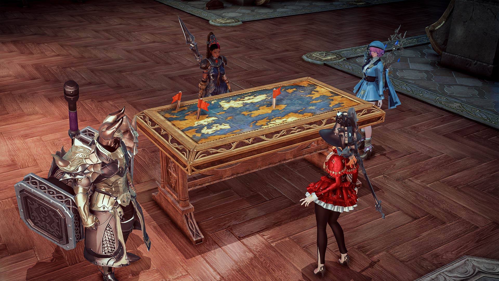 The guild activities table in Lost Ark.