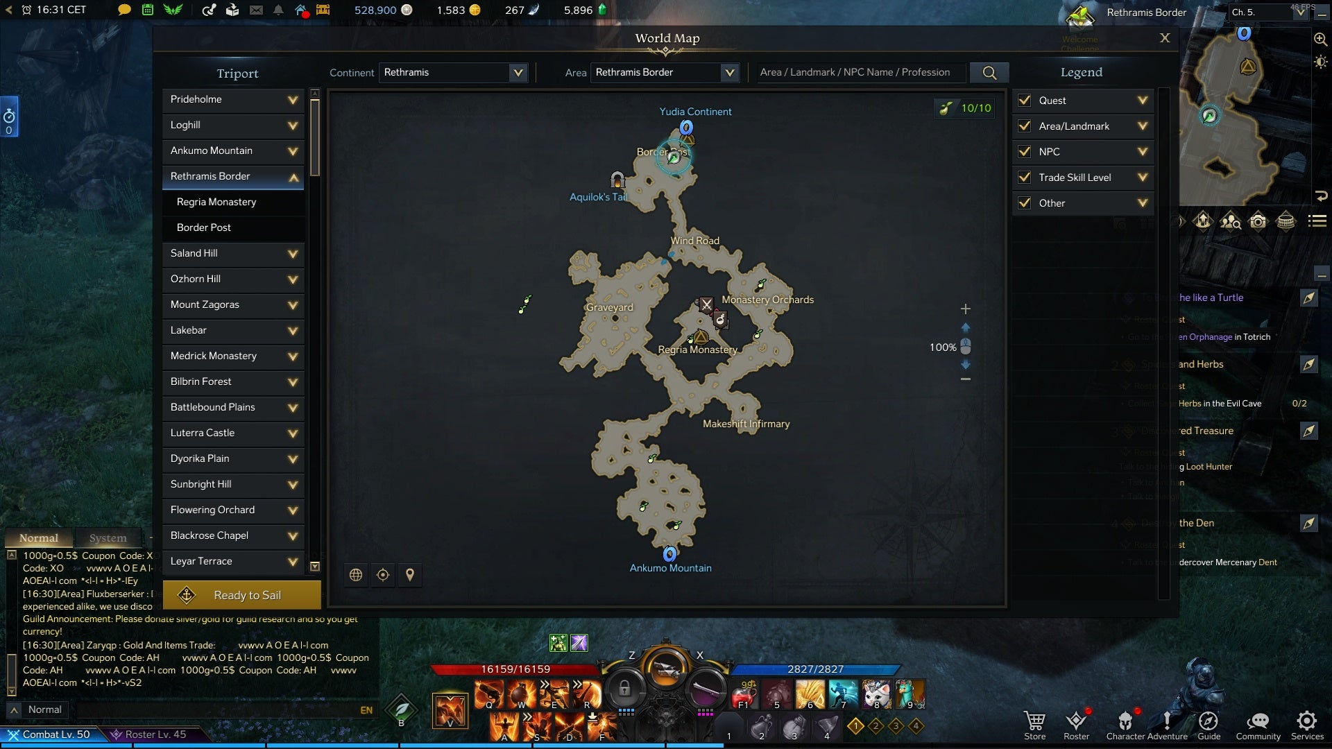 Lost Ark Rethramis collectables guide   Best area to farm Regulas Statue Fragments  Portal Stones  and more - 30