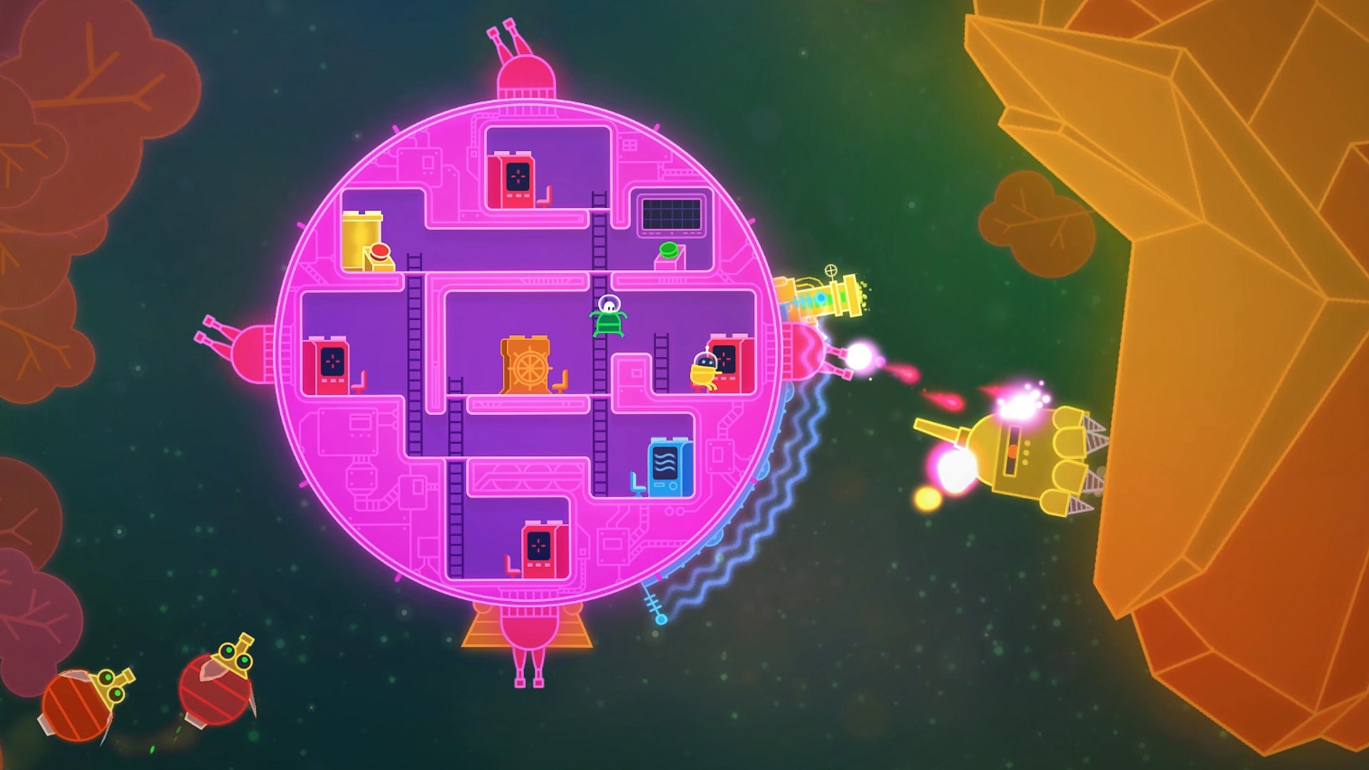 Image for Lovers in a Dangerous Spacetime arrives on PS4 just in time for Valentine's Day