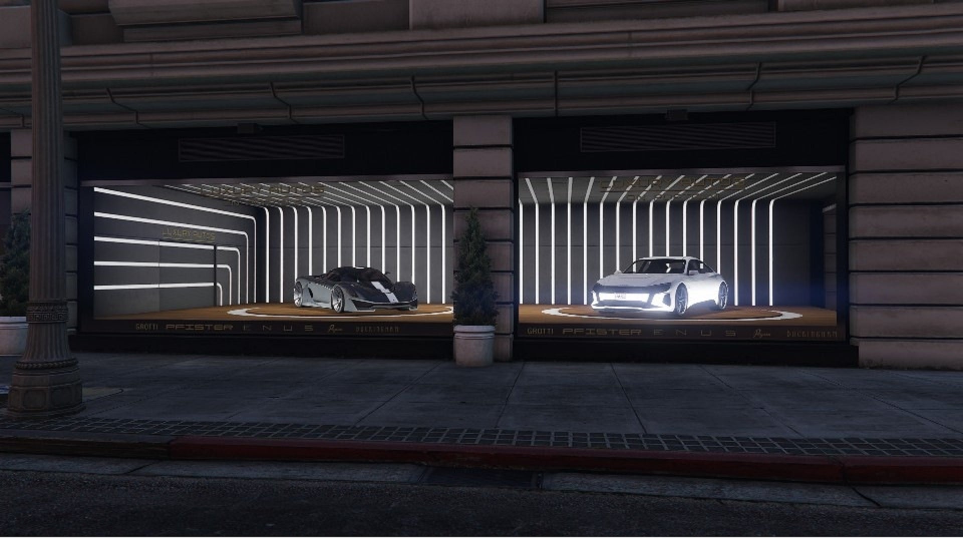 The new Luxury car shop in GTA Online