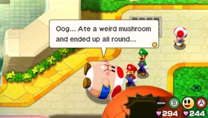 Mario & Luigi: Bowser's Inside Story conversation