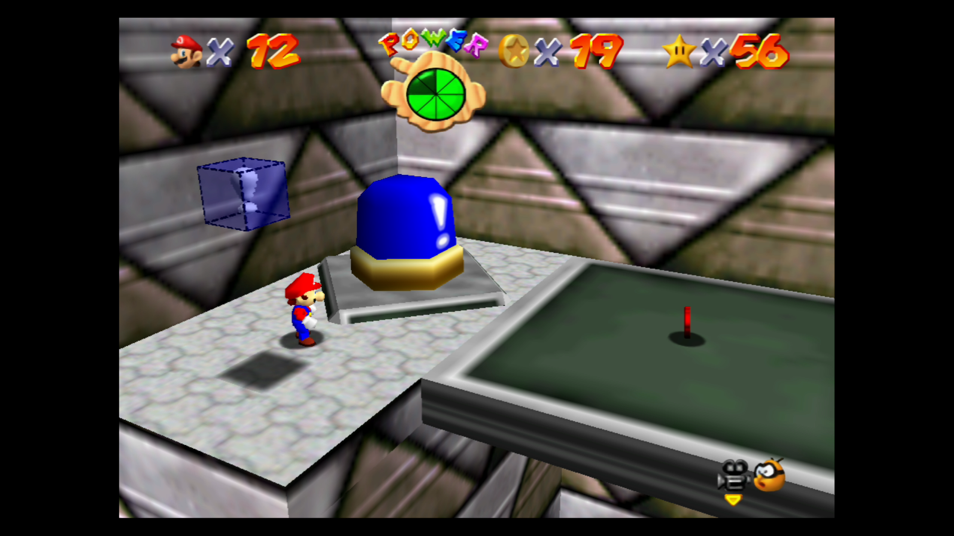 Image for Super Mario 64: Castle Secret Stars, Cap unlocks for the Red Blue and Green Boxes