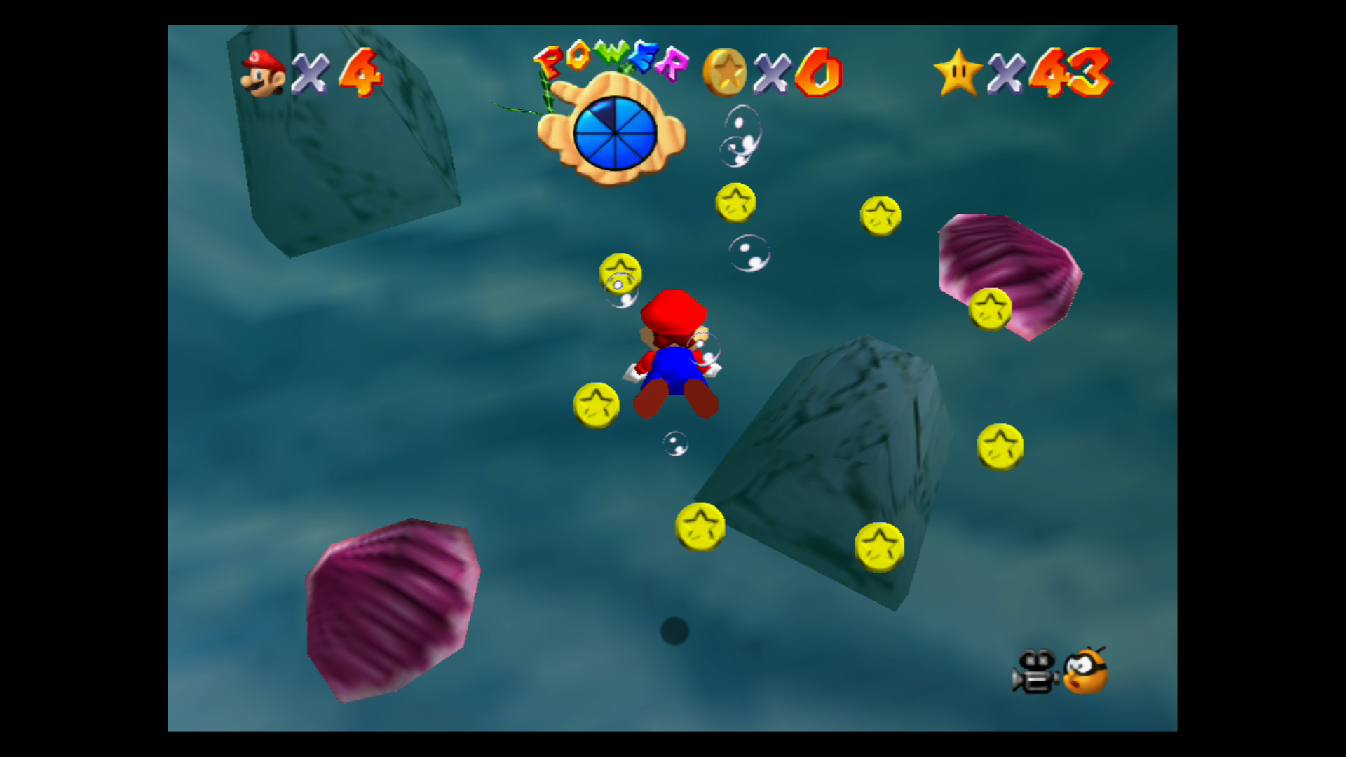 Image for Super Mario 64: Jolly Roger Bay Stars - Plunder in the Sunken Ship, 100 Coins and more