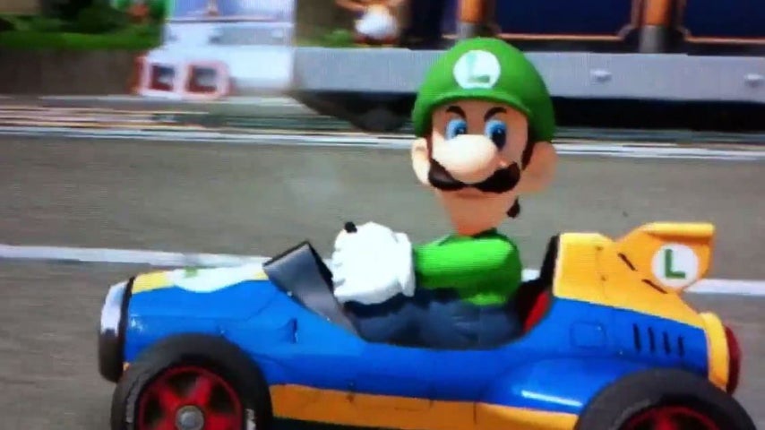 Image for Mario Kart 8's Luigi death stare featured on American national TV news
