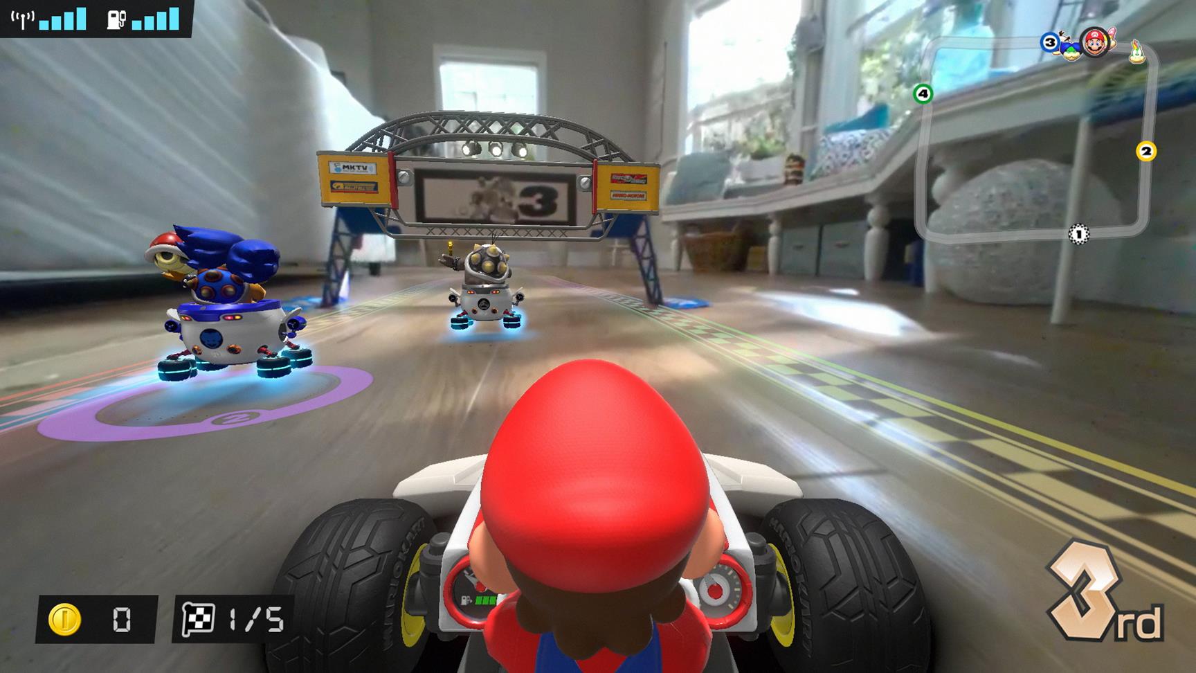 Image for New Mario Kart Live: Home Circuit trailer offers a closer look at how the game actually works