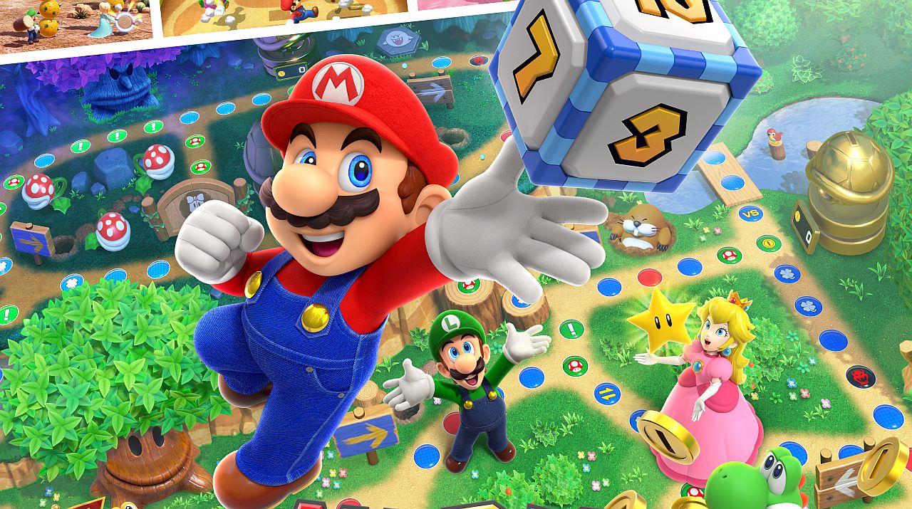 Image for Mario Party Superstars features over 100 minigames from across the series