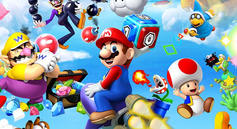 Image for Mario Party: Island Tour and PS Vita top Media Create charts
