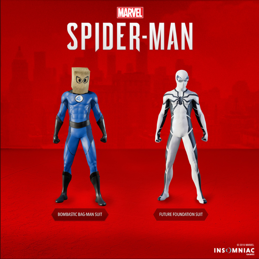 Image for Marvel's Spider-Man gets two new Fantastic Four themed suits