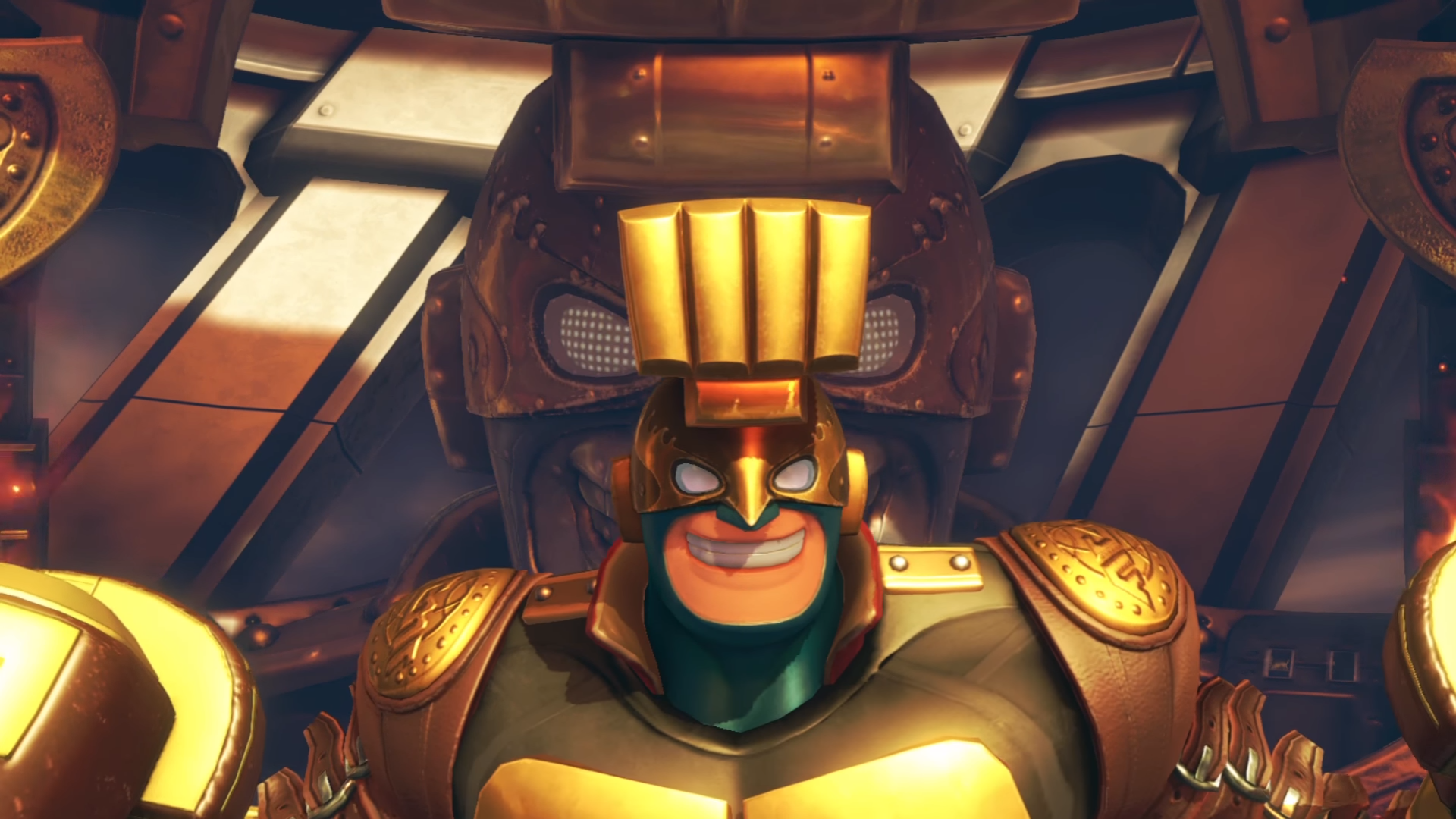 Image for Take a closer look at Arms' first DLC character, the massively OP Max Brass