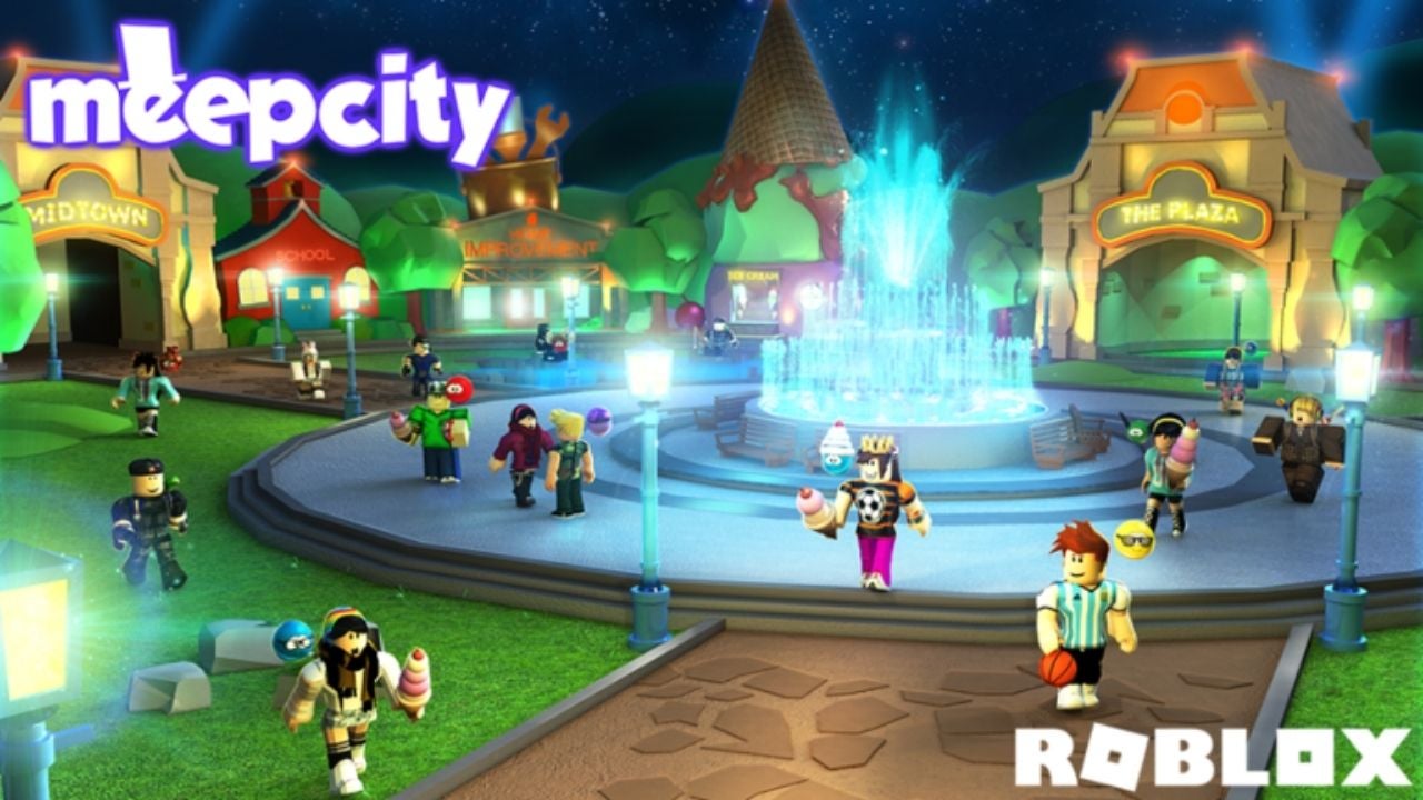 Official art from the Roblox game Meep City.