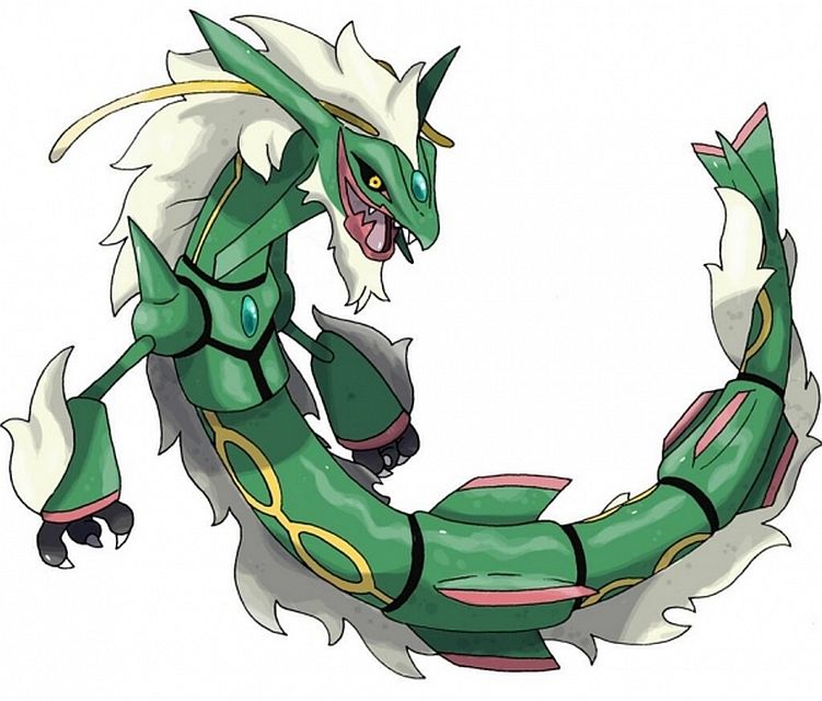 Image for Pokemon Omega Ruby & Alpha Sapphire video shows space battle between Rayquaza and Deoxys