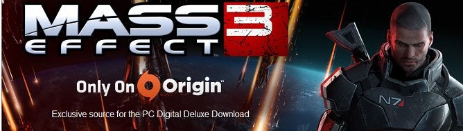 Image for PC Digital Deluxe version of Mass Effect 3 is exclusive to Origin