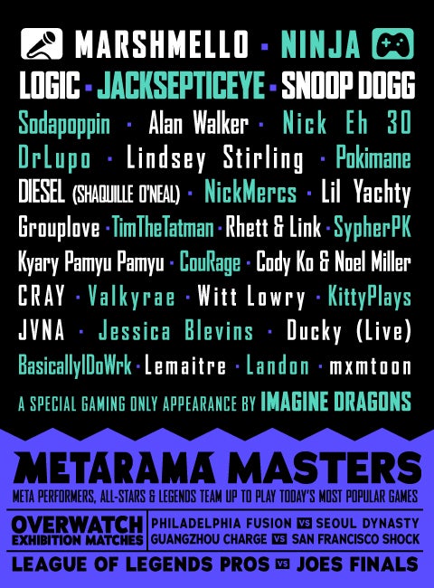 Image for Metarama Gaming + Music Festival to feature Snoop Dogg, Ninja, Shaquille O’Neal, more