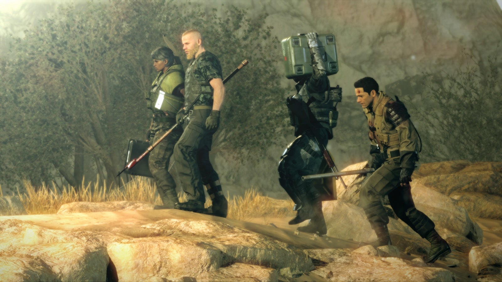 Image for This Metal Gear Survive gameplay video has advice for keeping creatures at bay