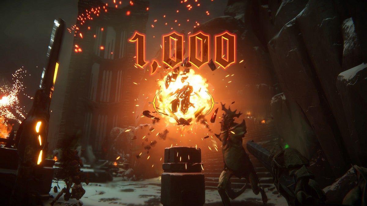 Metal: Hellsinger is a shooter where you kill to the beat of the drum |  VG247