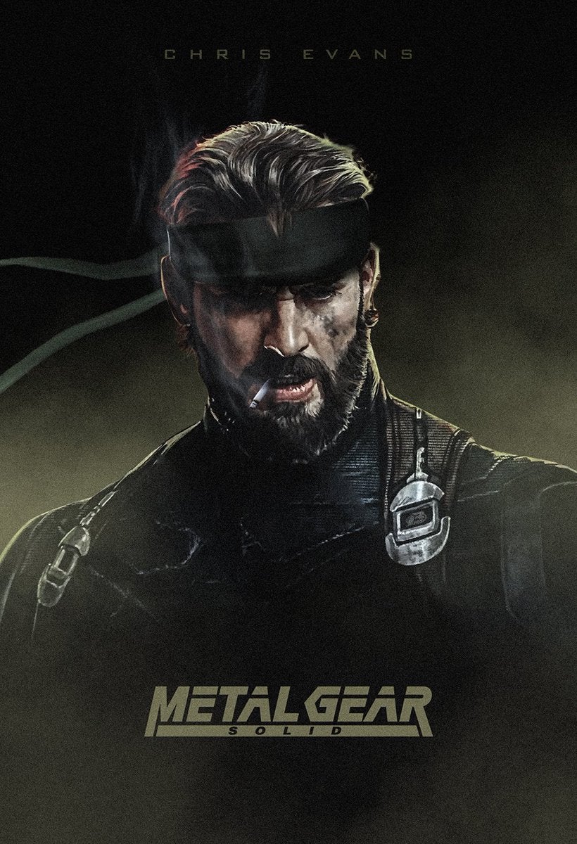 Image for Everyone thinks Captain America looks like Snake in new Avengers: Infinity War poster, so someone made it official