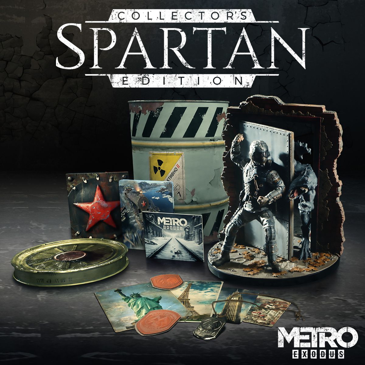 Image for Metro Exodus Spartan Collector’s Edition comes with a statue of Artyom fighting off a Watchman