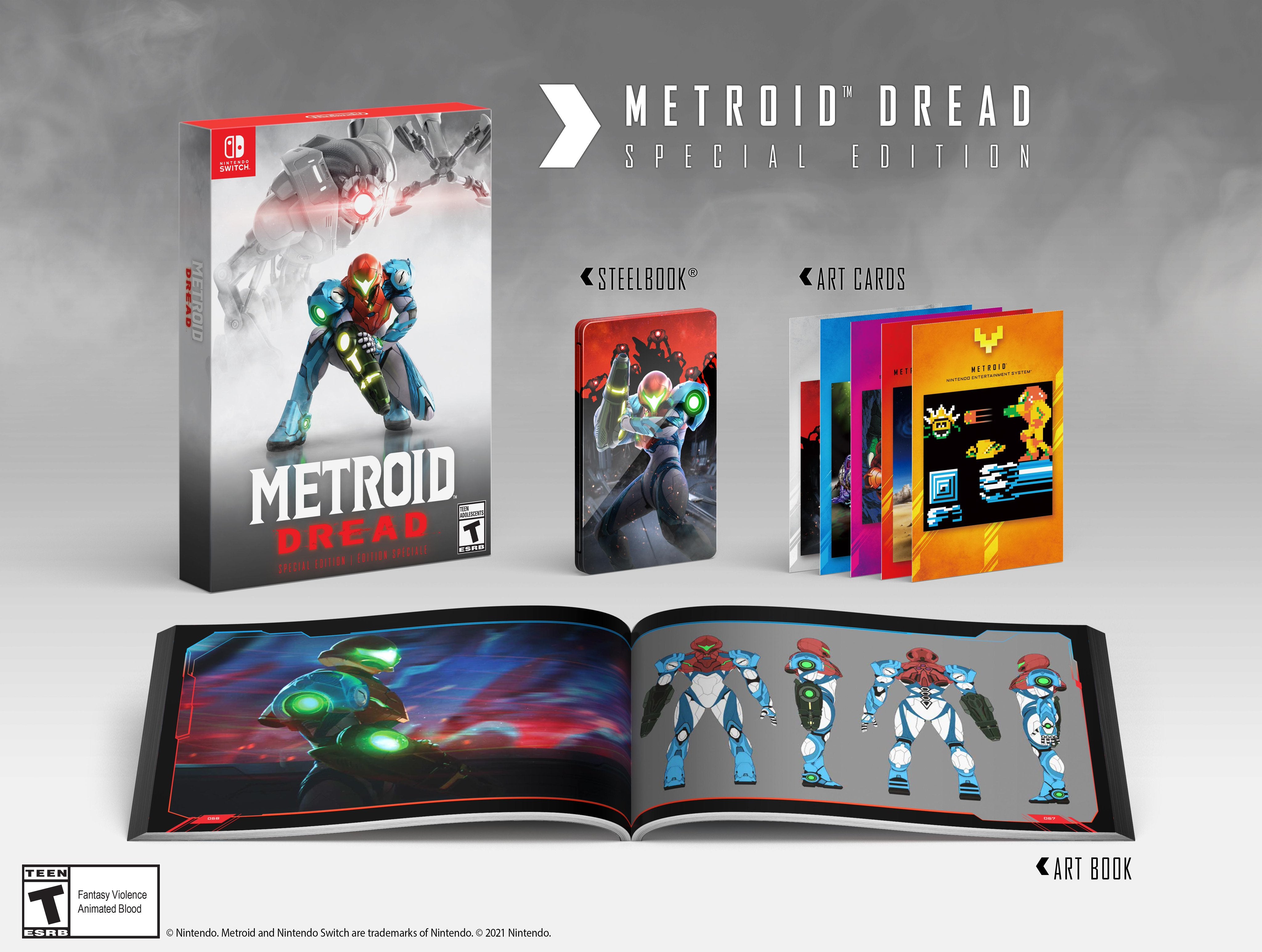 Image for Where to pre-order Metroid Dread standard and special edition