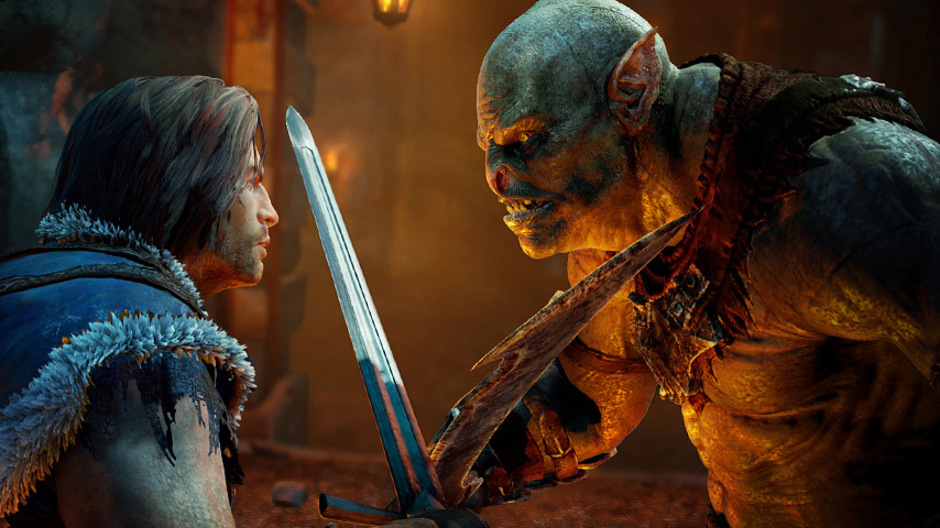 middle earth shadow of mordor goty dlc on disc