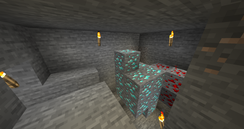 Image for Minecraft diamonds | Where to find diamond ore