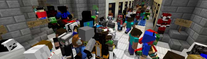 Image for Modders create 3-D server lobby for Minecraft
