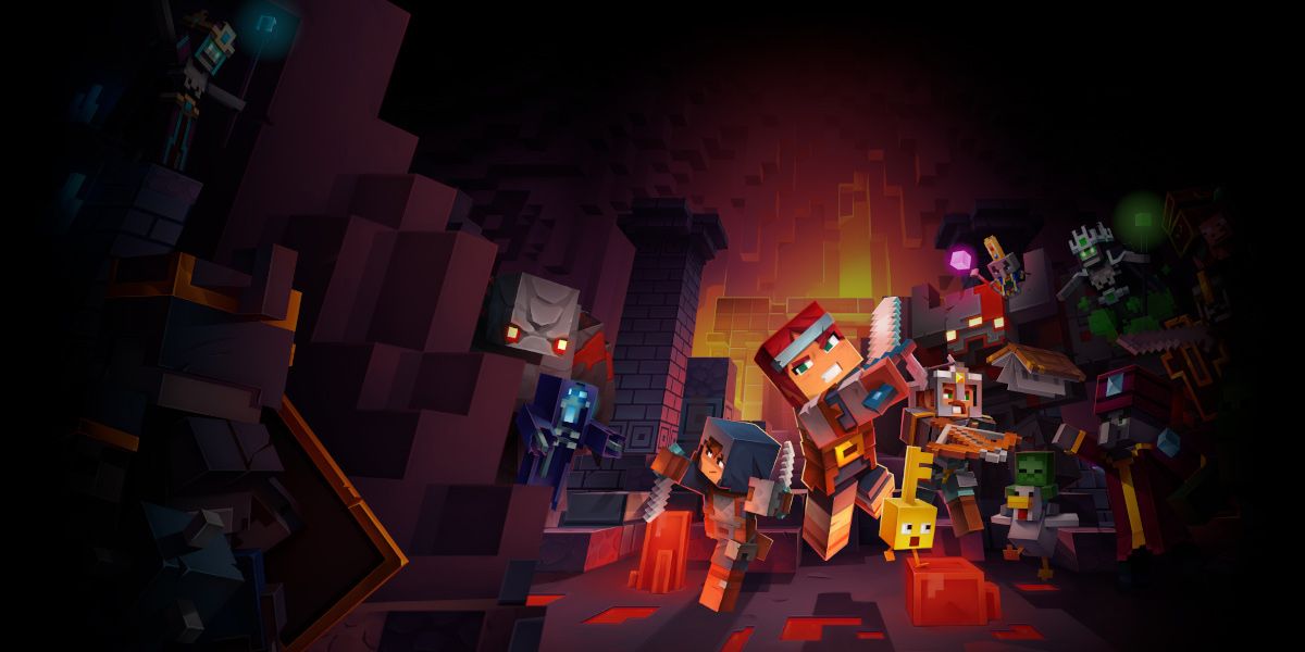Image for Minecraft Dungeons is getting cross-play next week