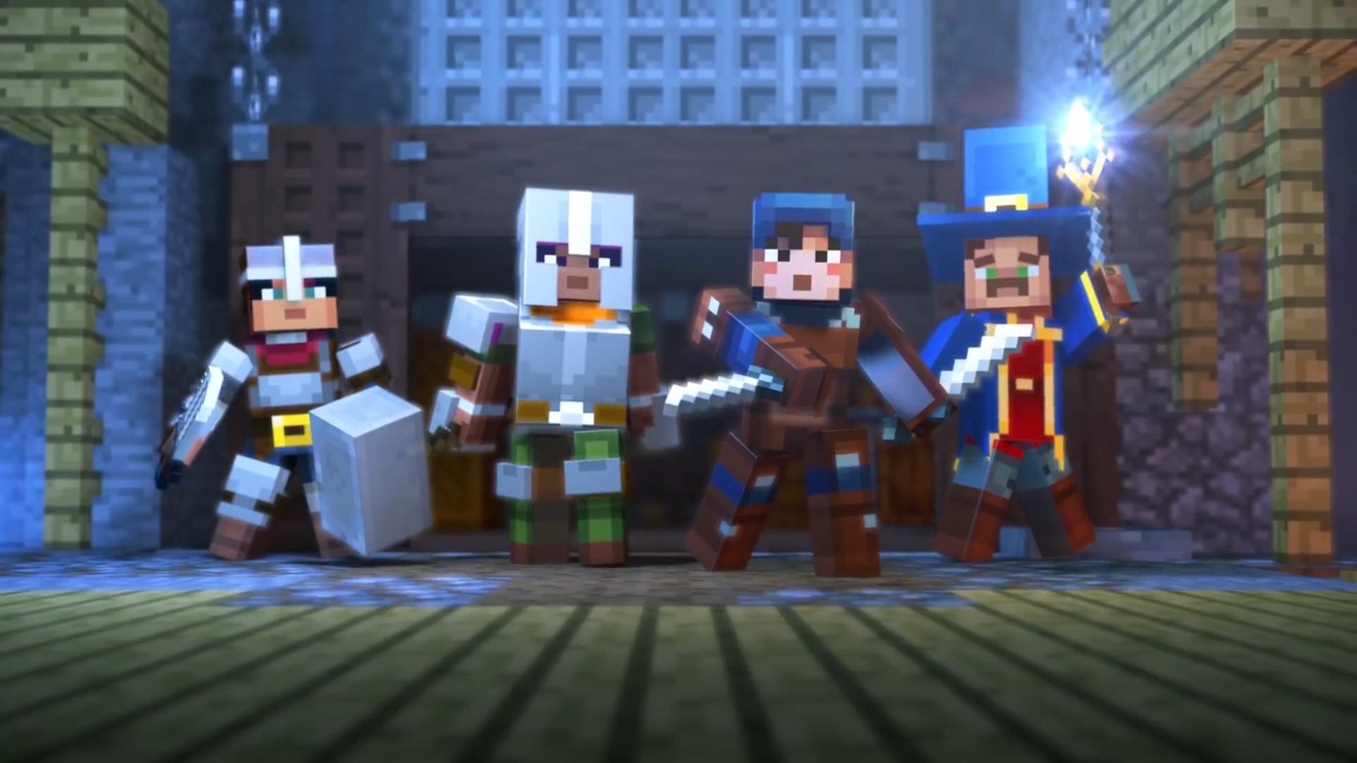 Image for Minecraft Dungeons was originally being designed as a 3DS game
