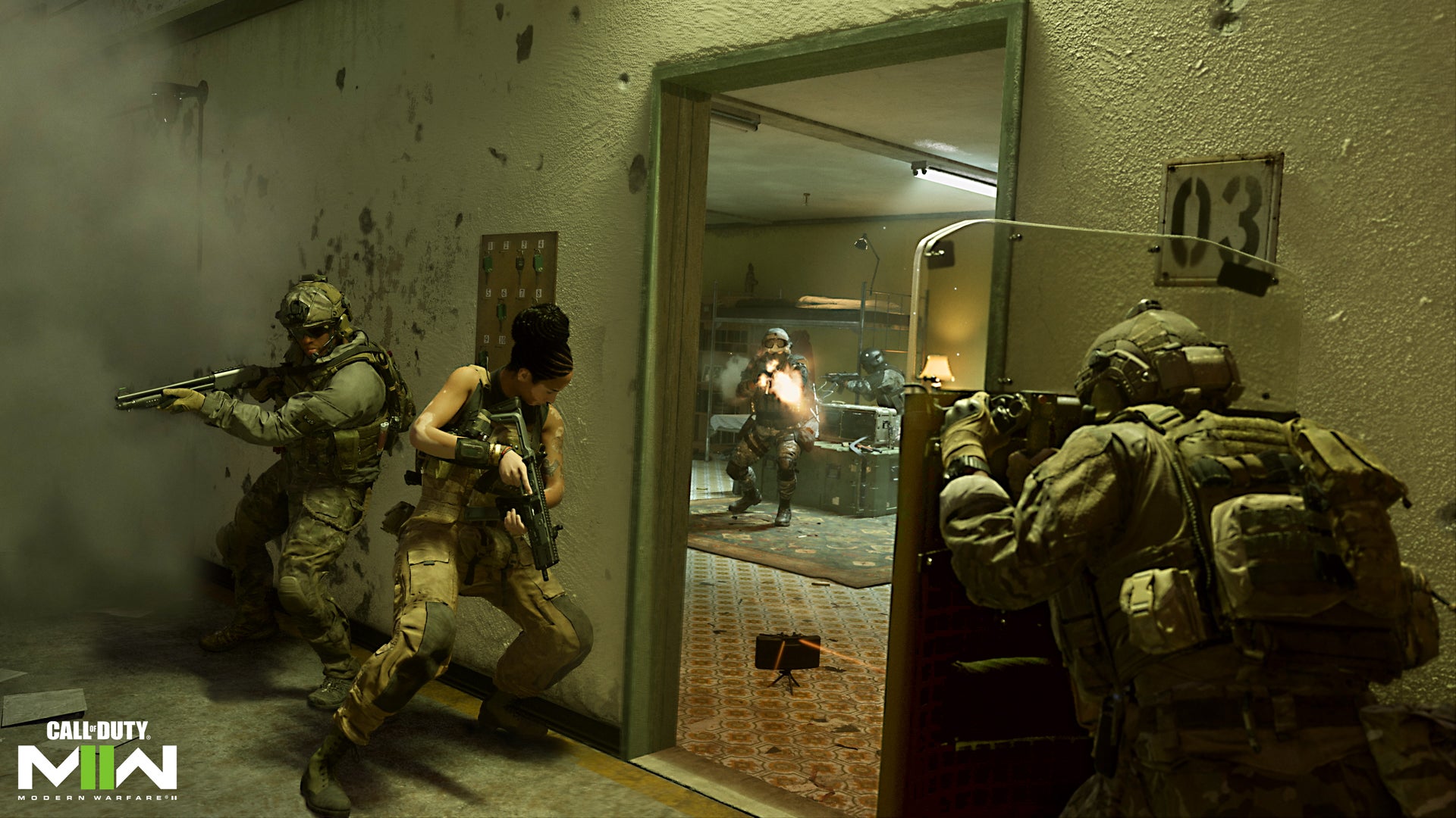 Tangkapan layar multipemain Modern Warfare 2 (2022) resmi.