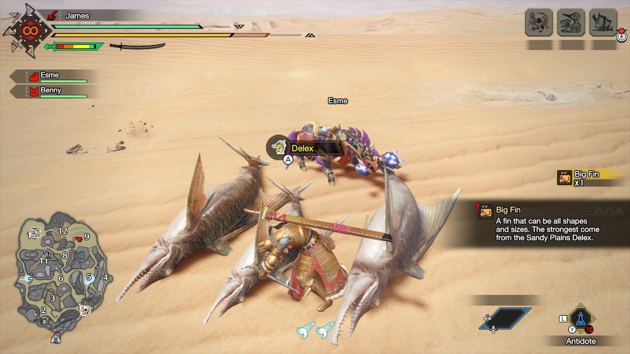 Image for Monster Hunter Rise Big Fin Location | How to find and hunt Delex