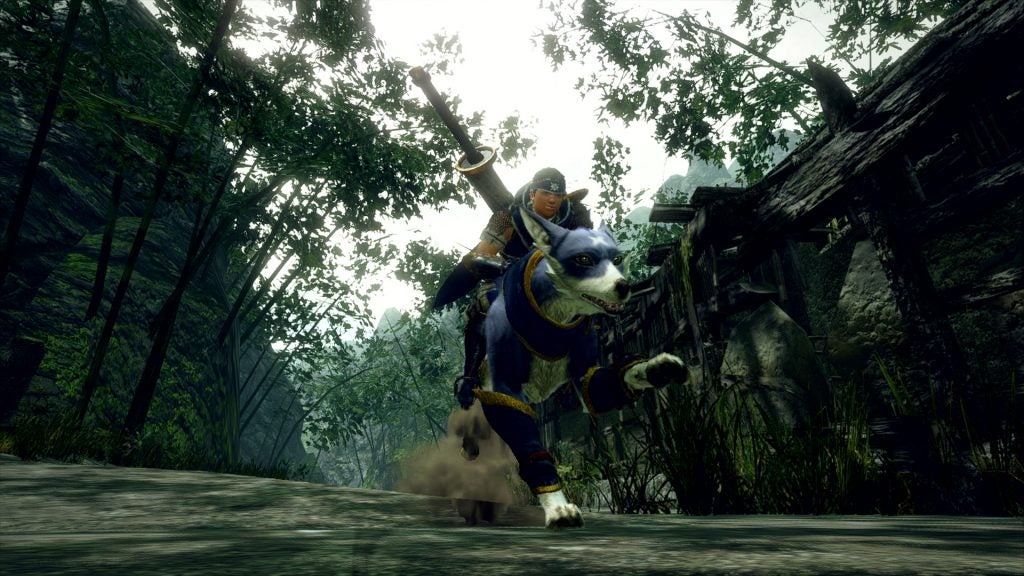 Image for Capcom details how you can customise your new dog mount in Monster Hunter Rise