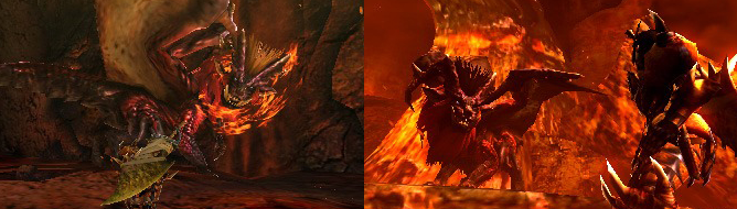 Image for Monster Hunter 4 shots show fiery locations, monsters