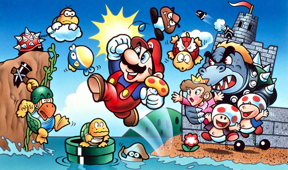 Image for New Super Mario Bros and Lost Levels sites celebrate Mario’s 35th anniversary