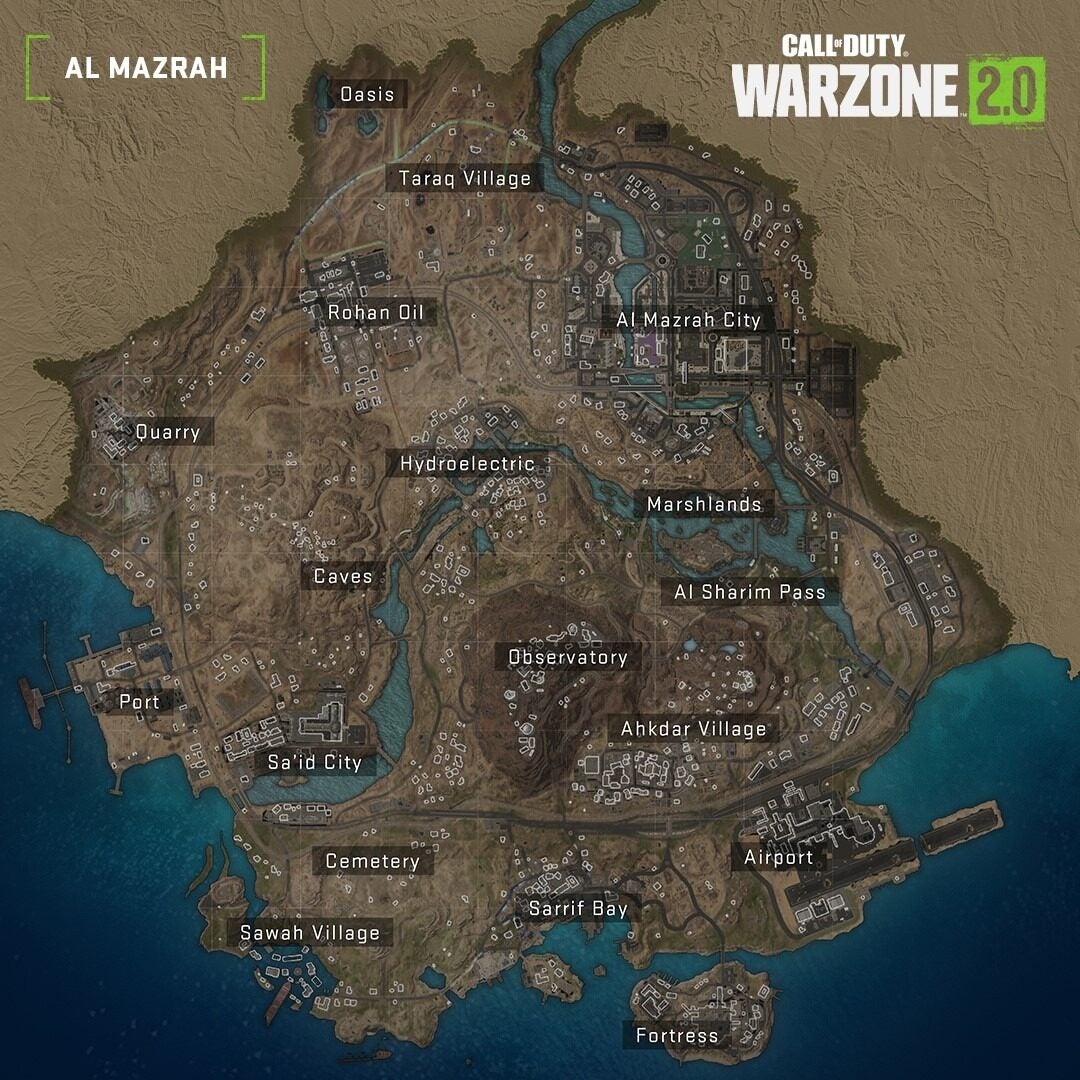 Peta Al Mazrah di zona perang 2.0 musim 1