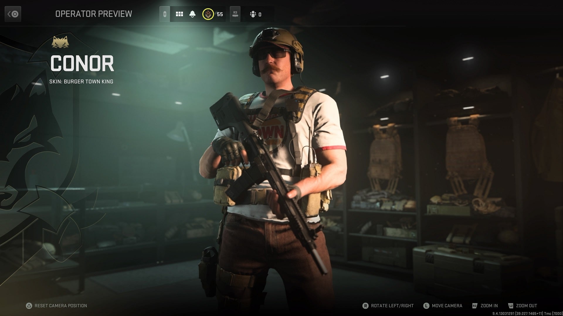 Burger Town skin in-game in Modern Warfare 2