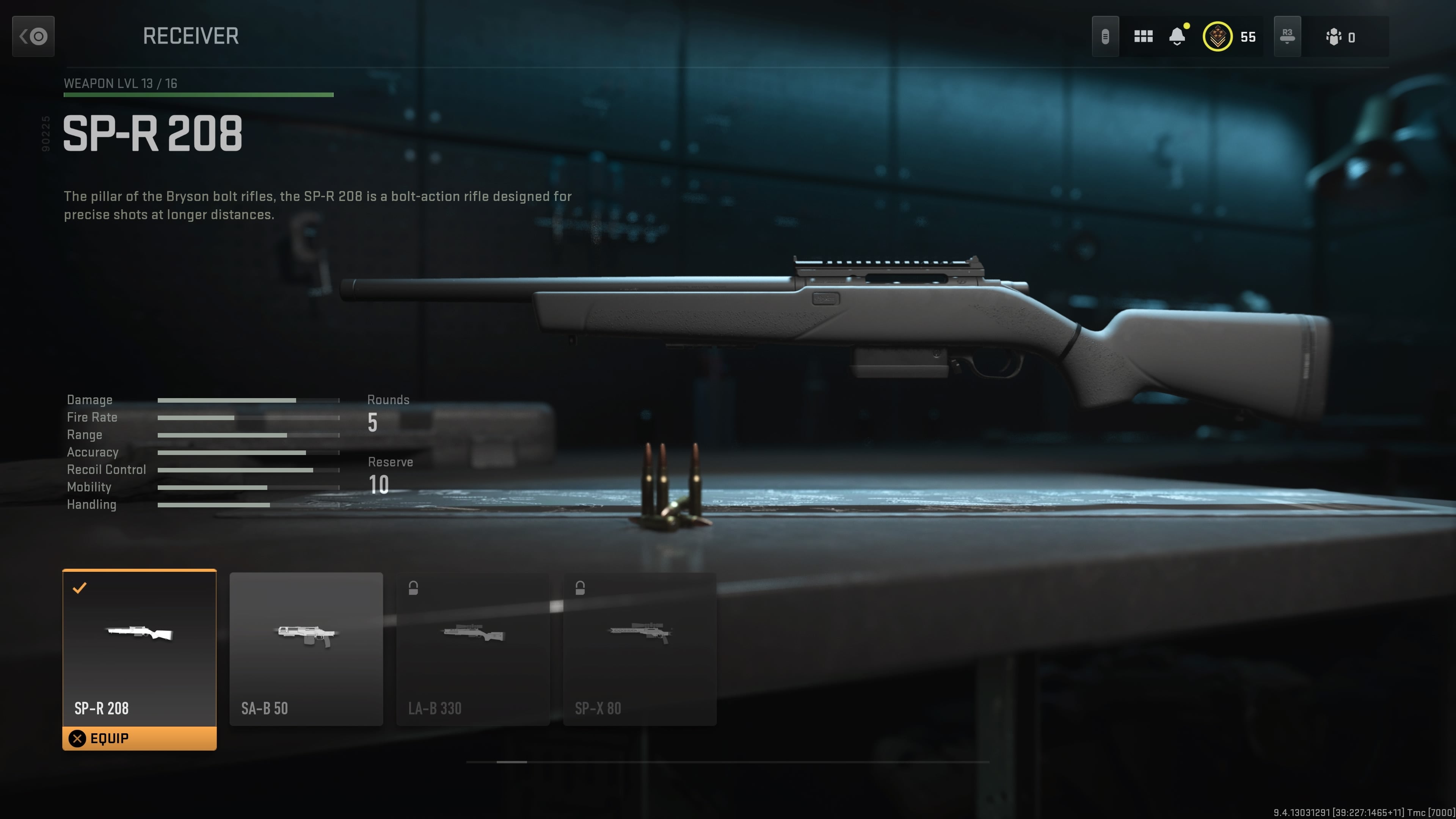 The SPR 208 in Modern Warfare 2