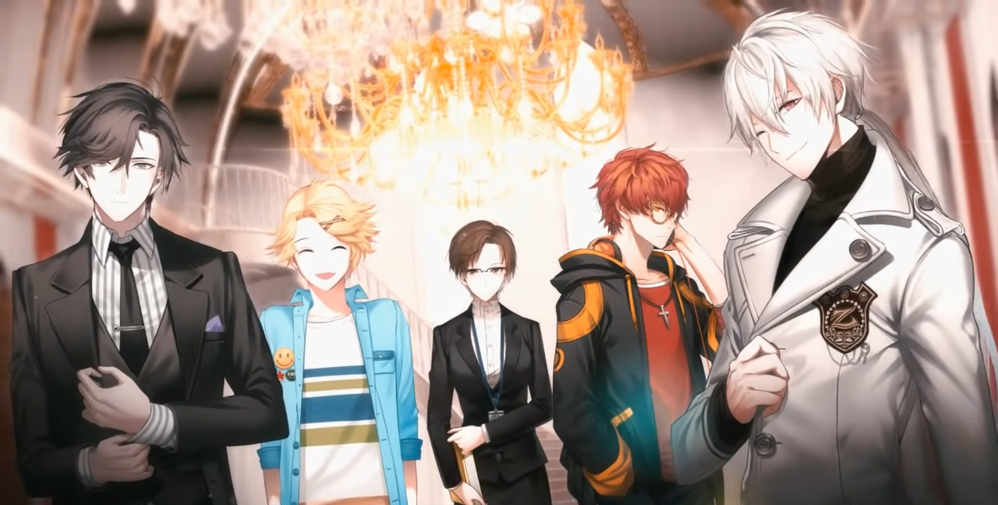 mystic messenger characters in order