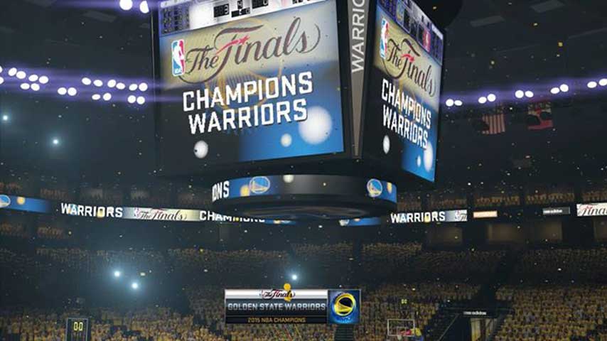 Image for NBA 2K15 tips Warriors for Playoffs win
