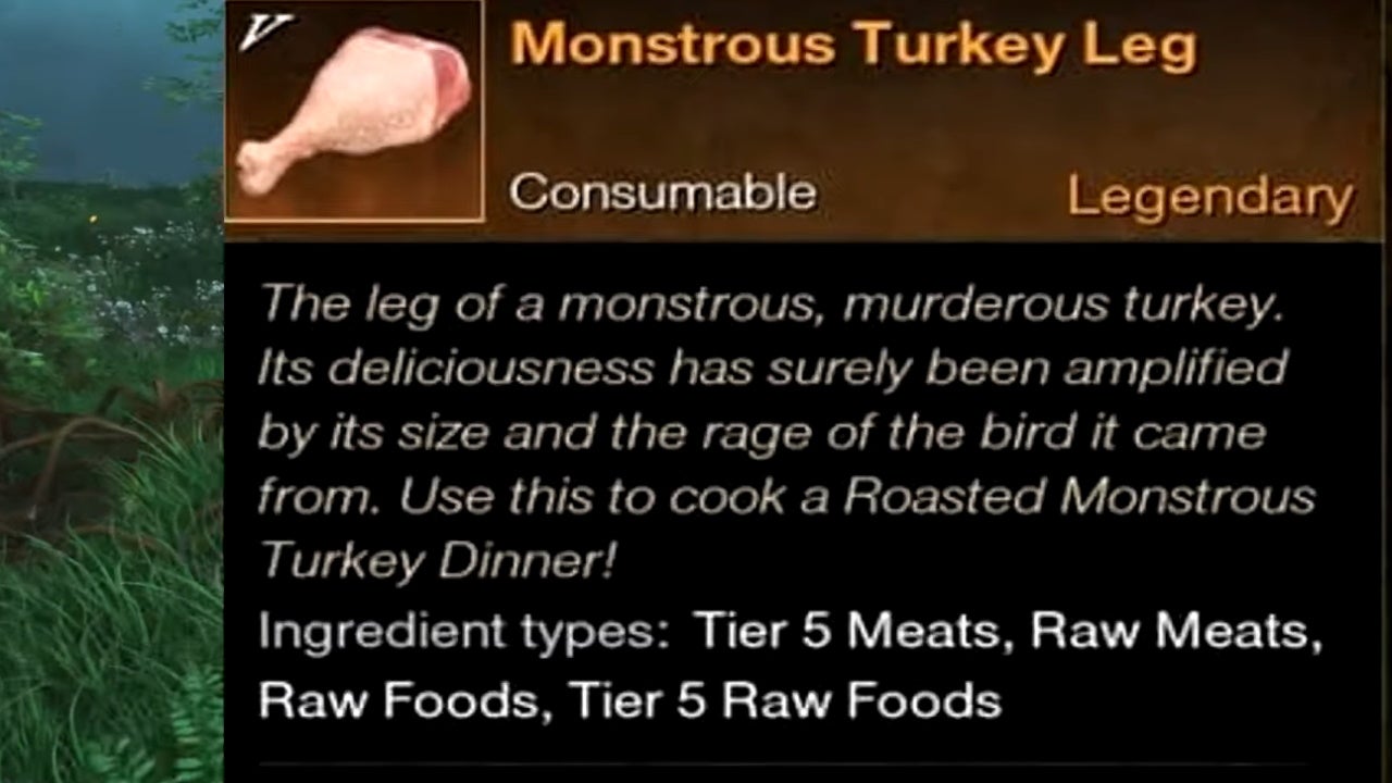 Image for New World Turkulon guide - Giant turkey locations and how to get Monstrous Turkey Leg