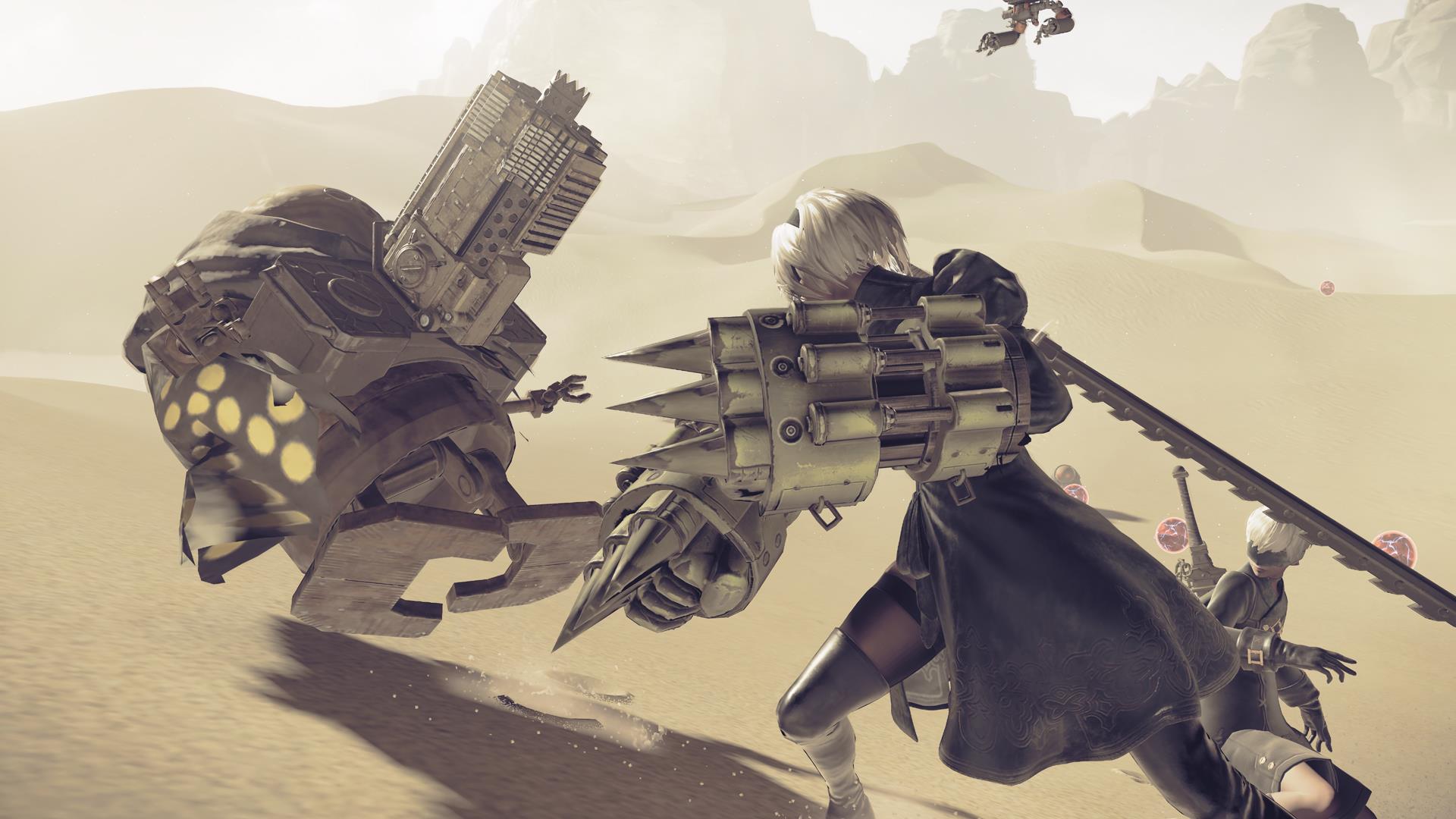 Image for Nier: Automata E3 2016 footage shows a boss fight