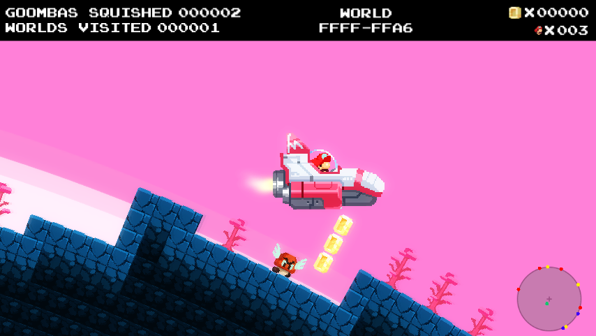 Image for No Mario's Sky is a procedurally-generated Super Mario and No Man's Sky mash-up
