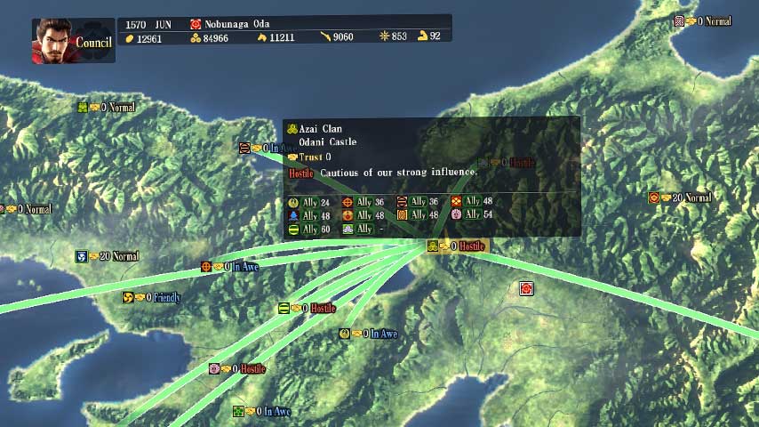 Image for You can use diplomacy in Nobunaga's Ambition if you're some kind of wuss