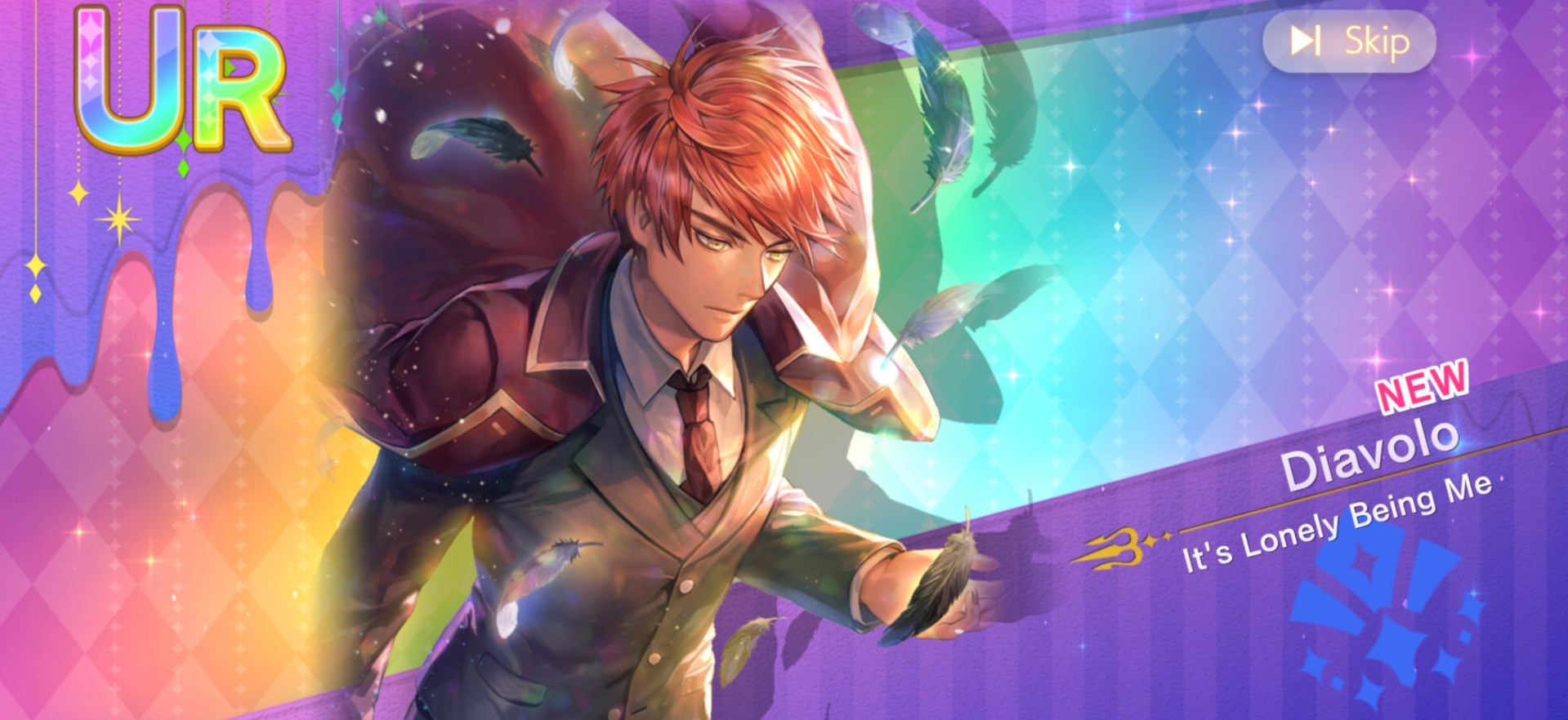 12+ Obey Me Lucifer Bunny Card PNG