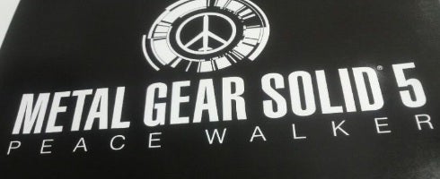 Image for Old Peace Walker logo shows it was originally Metal Gear Solid 5