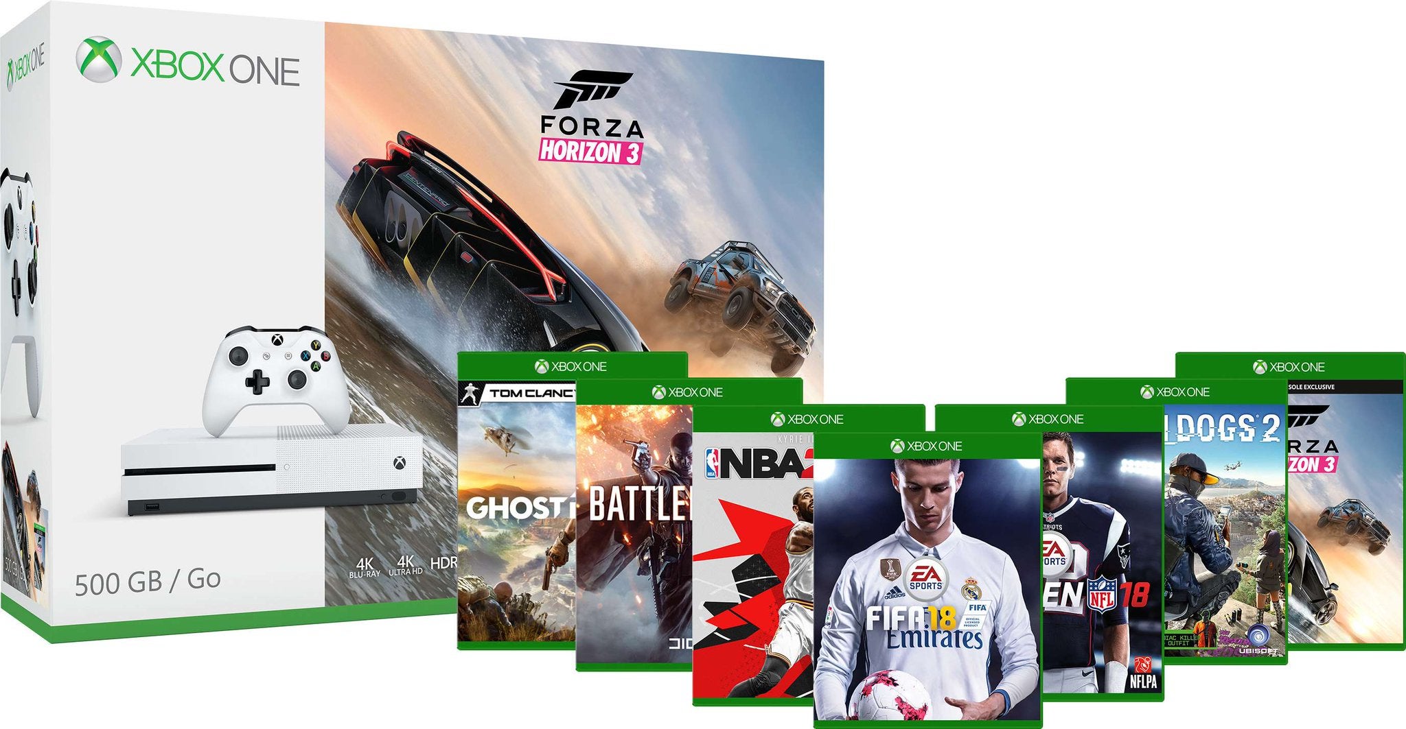 Image for Get an Xbox One S with Three Games for $249 This Week Only